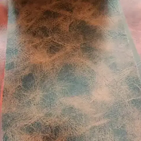 Скура ПВХ, якая дыхае, гнуткая тканкавая плёнка са штучнай скуры